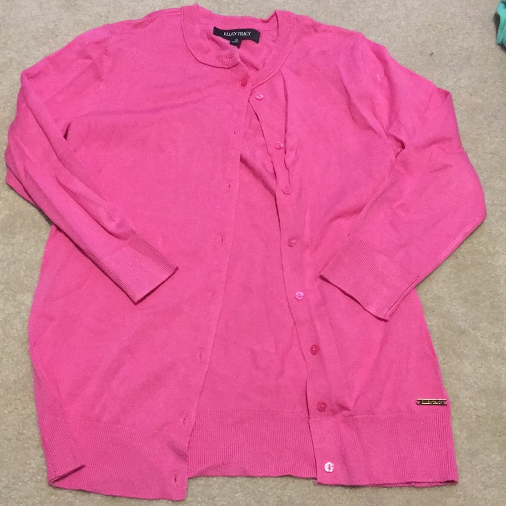 Ellen Tracy Pink Pullover Sweater